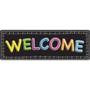 Welcome Chalk Loops Mat Runner 15.5" x 47"