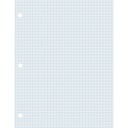 White 8 1/2" x 11" 2-sided 1/4" Quadrille Ruled Graphing Paper 500 Sheets