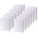 White Hardcover Blank Books 6" x 8" Portrait 12ct