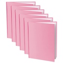 Pink Hardcover Blank Books  8.5" x 11" Portrait 6ct
