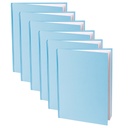 Blue Hardcover Blank Books  8.5" x 11" Portrait 6ct