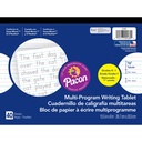 Pacon® Multi-Program Handwriting Tablet (Long Ruled), 10 1/2" x 8", 40 sheets