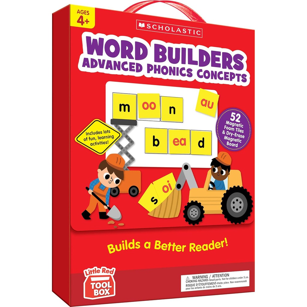 Little Red Tool Box: Word Builders Phonics Tiles: Advanced Phonics Concepts