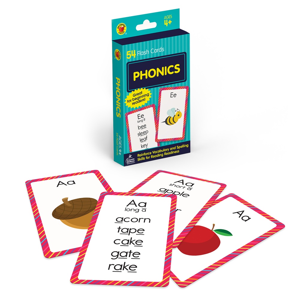 Carson Dellosa® Phonics Flash Cards — Vowels, Consonants & Blends