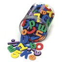 Creativity Street® WonderFoam Magnetic Letters, Numbers & Symbols, 1 1/2" uppercase & numbers; 1" lowercase, 130 pieces 