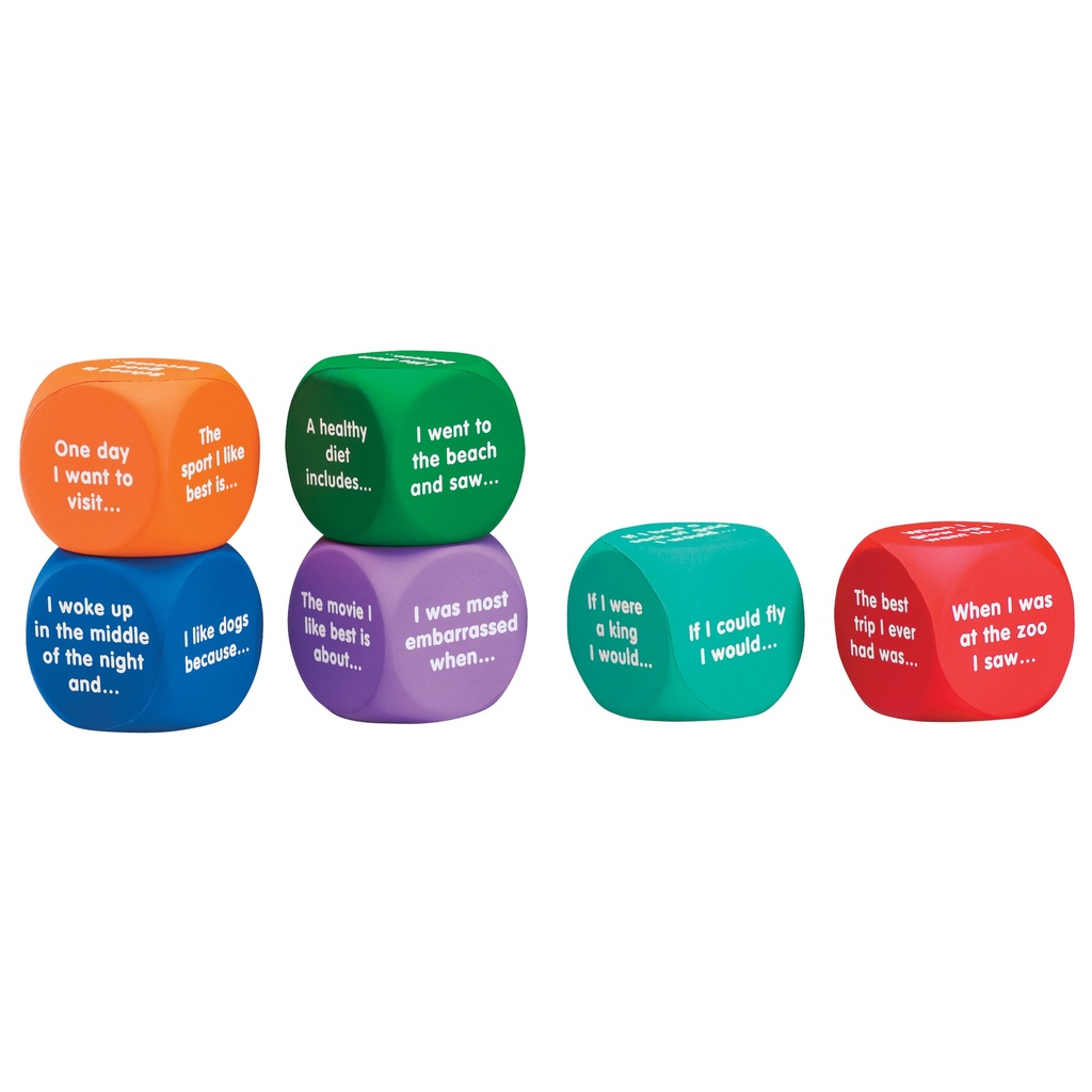 Writing Prompt Cubes Set of 6