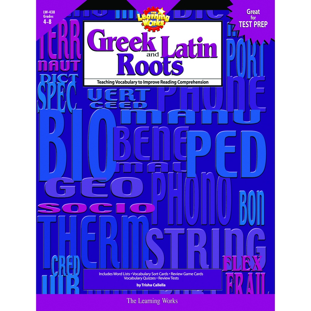 Greek and Latin Roots Book Grades 4-8