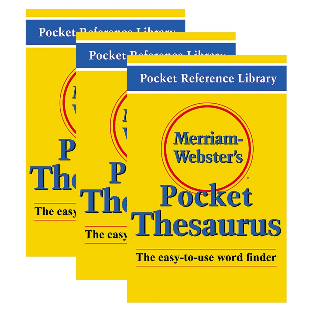 Pocket Thesaurus Pack of 3