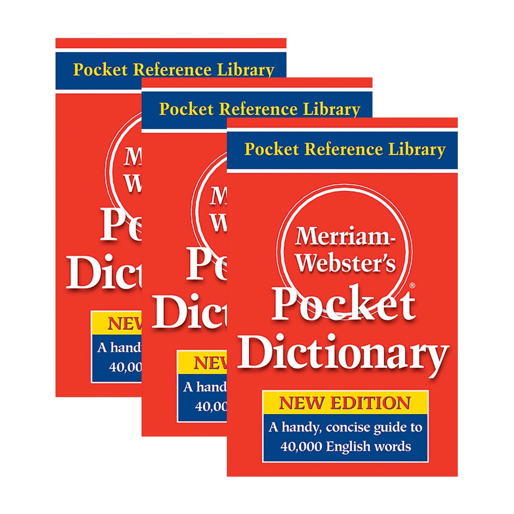 Pocket Dictionary Pack of 3