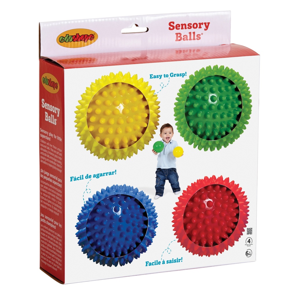 4" Sensory Opaque Balls Pack of 4