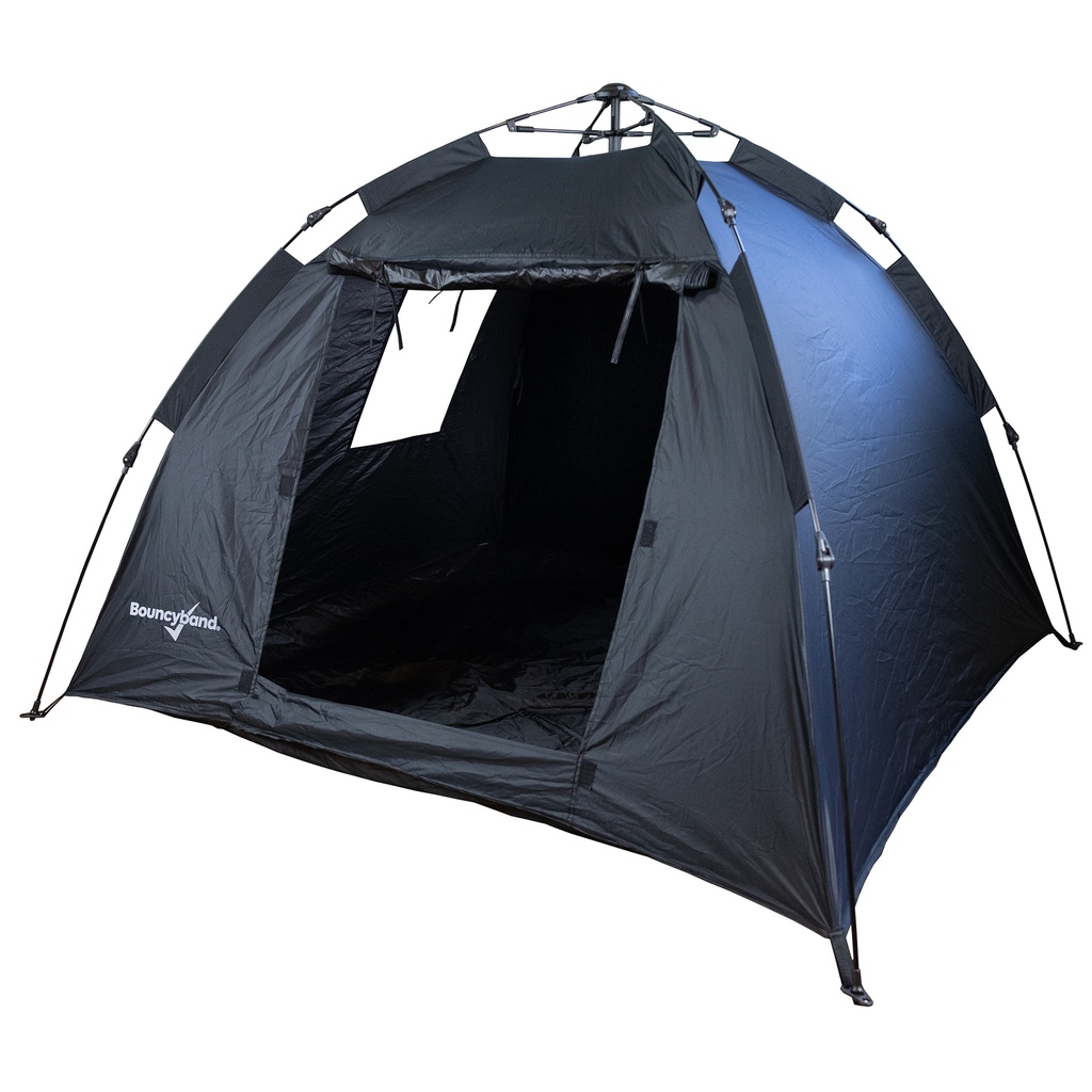 Bouncyband® Pop‑Up Portable Sensory Dark Den — Black (59" × 59" × 46")