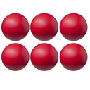 High Density Coated 4" Foam Ball Pack of 6