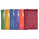 Assorted Color 12" x 18" Mesh Equipment Bags Pack of 6