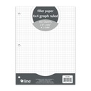 Filler Paper, 4 x 4 Graph Ruled, White, 80 Sheets