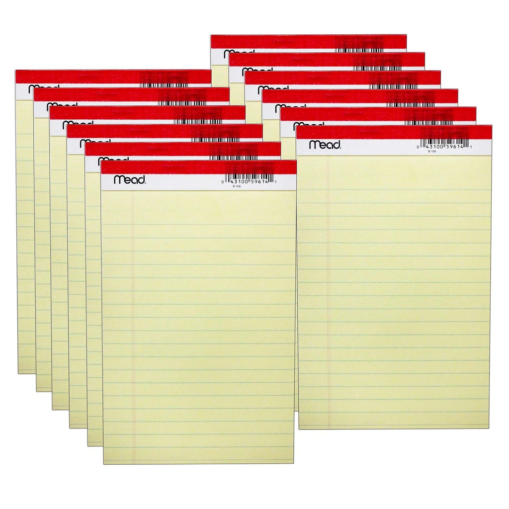 Junior Legal Pads 12 Pads
