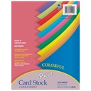 Colorful 8 1/2" x 11" Card Stock Assortment 250 Sheets