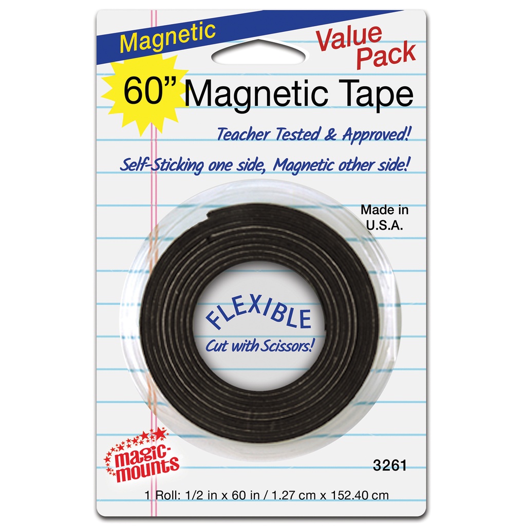 1/2" x 60" Magnetic Tape Roll