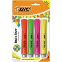 Chisel Tip Assorted Colors Brite Liner® Grip Tank Highlighter Pack of 4