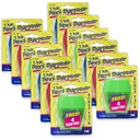 Assorted Two-Hole Pencil Sharpener with Catcher & Bonus Erasers Set of 12