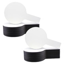 Flipside® Mini Dry Erase Answer Paddles,5" x 9", Pack of 24 