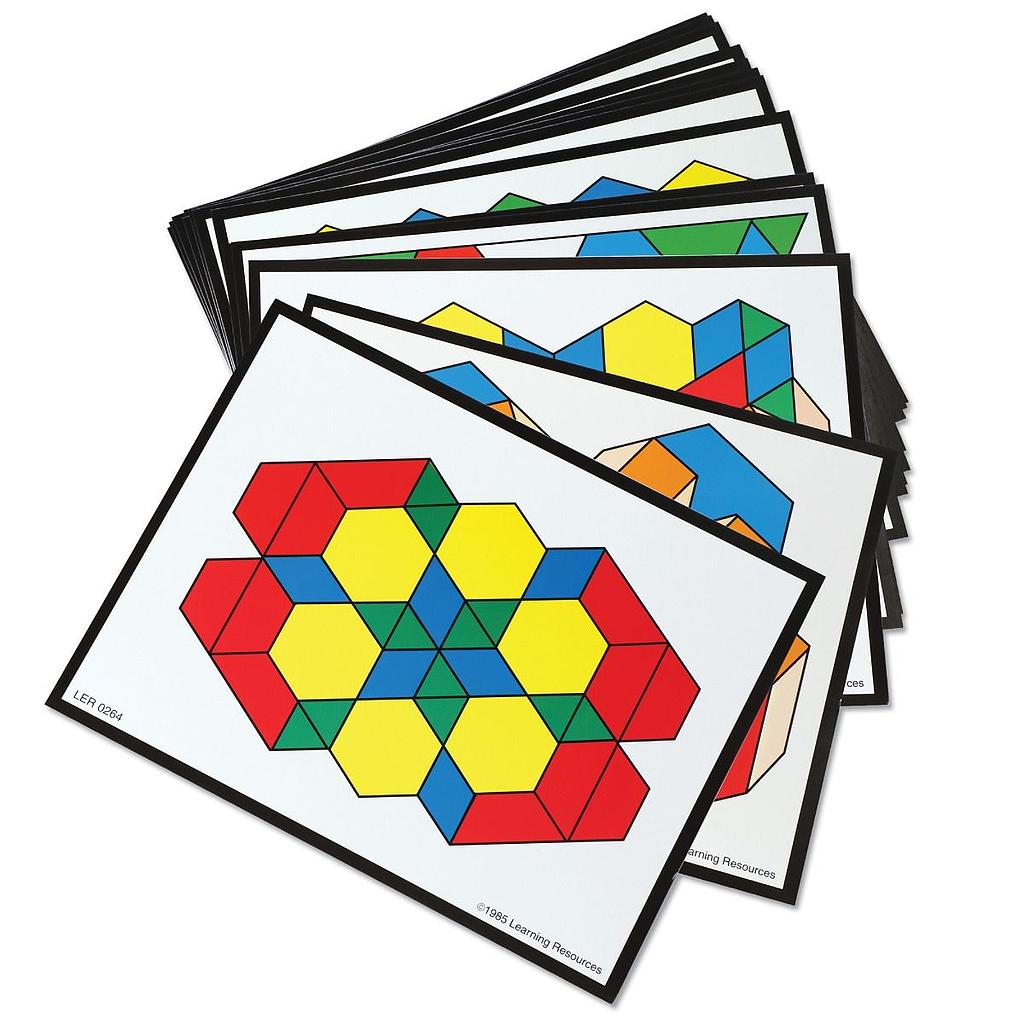 Exceptional Intermediate Pattern Block Cards