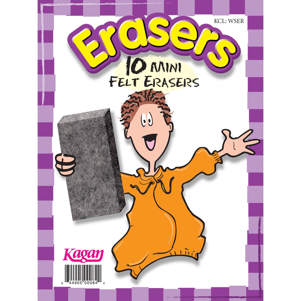 Mini Erasers 10pk