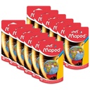 Globe 1-Hole Metal Canister Pencil Sharpener Pack of 12