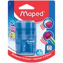 Assorted Connect DUO 2 Hole Sharpener / Eraser Combo