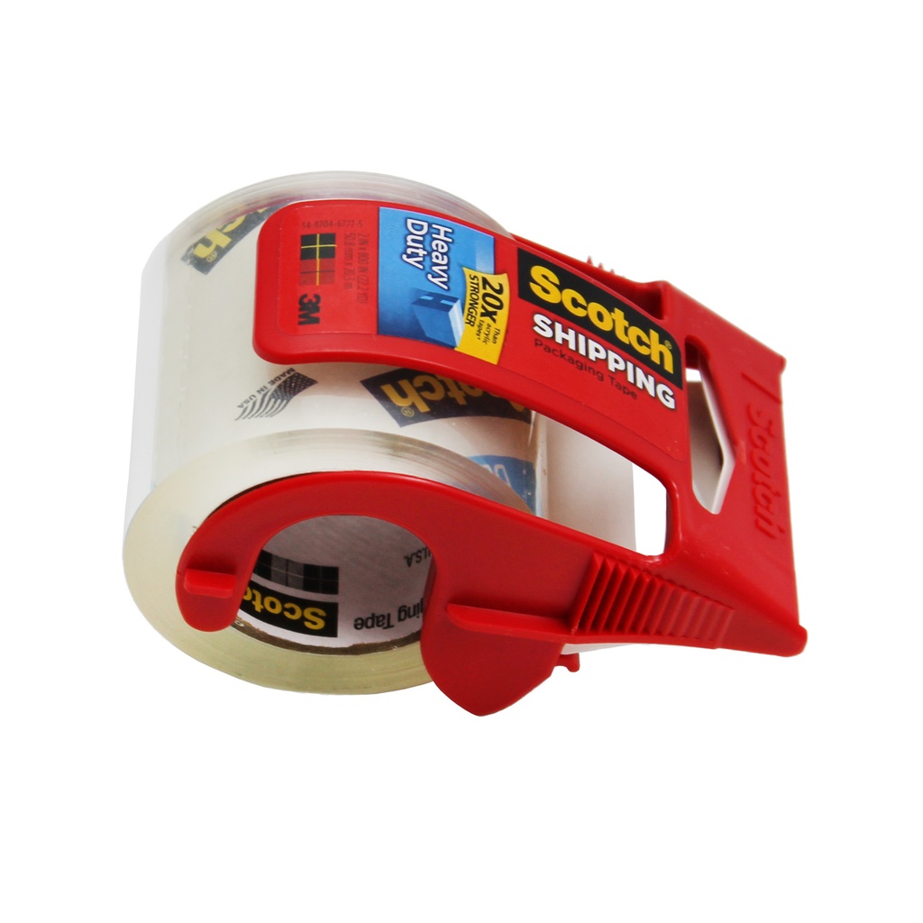 Scotch® Sure Start Packaging Tape with Dispenser, 2" x 800"