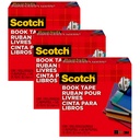11/2 in x 15 yd Book Tape 3 Rolls