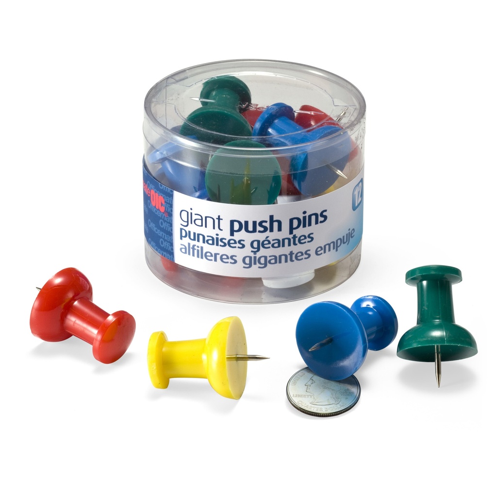 Giant Push Pins Tub of 12