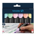 Assorted Chisel Tip Job Pastel Highlighters 6 Colors