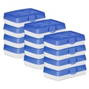 Storex® Pencil Storage Case — Blue, Pack of 12 classroom sets