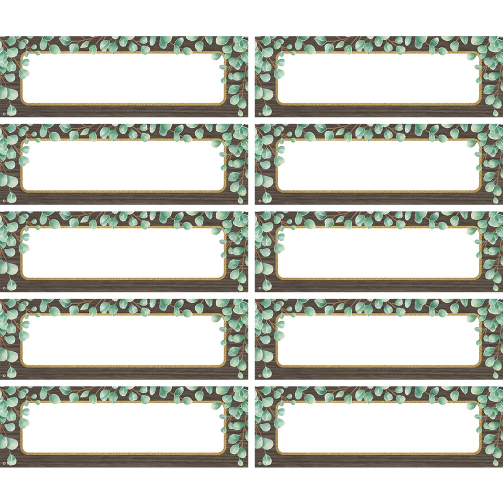 Eucalyptus Labels Magnetic Accents