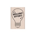 Brilliant Effort Wood Stamp