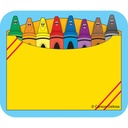 Crayon Box Name Tags Pack of 40