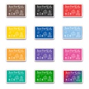 Just for Kids® Get Them All Ink Pad Bundle Pack of 12
