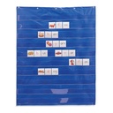 Blue 33.5" x 42" Standard Pocket Chart
