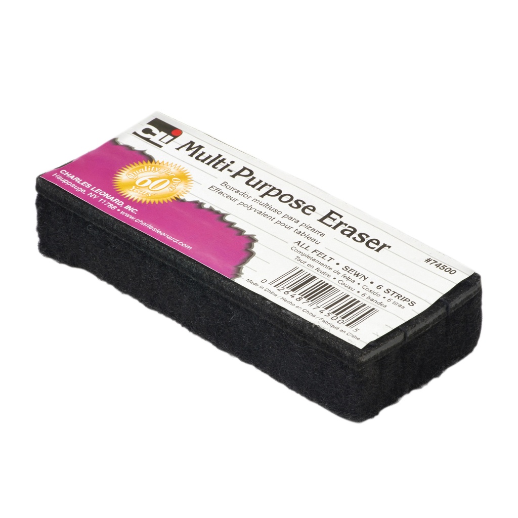 Charles Leonard® Felt Whiteboard Erasers — 12 count