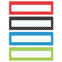 Polka Dots Desk Toppers® Name Plates Variety  Pack 32 ct