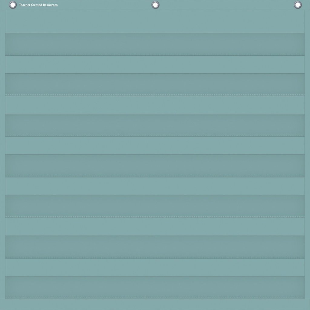 Calming Blue 7 Pocket Chart