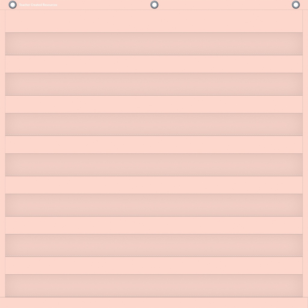 Blush 7 Pocket Chart