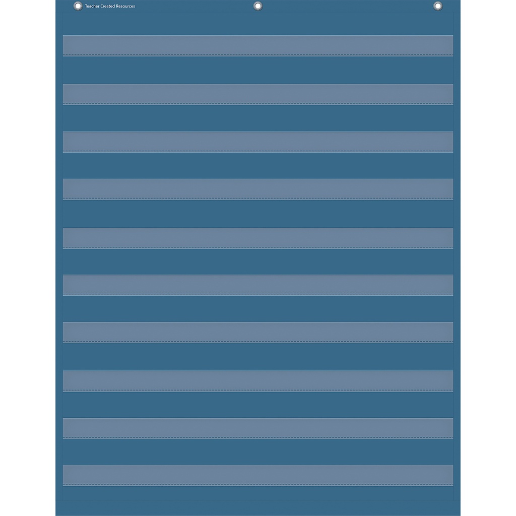 Slate Blue 10 Pocket Chart