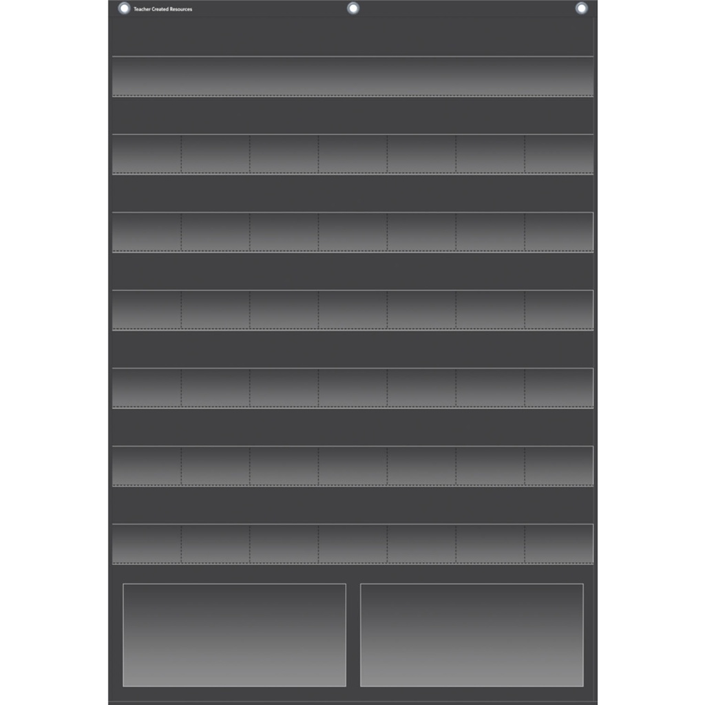 Black Calendar Pocket Chart 