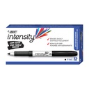 BIC® Intensity™ Low‑Odor Dry Erase Marker — Fine Bullet, Black