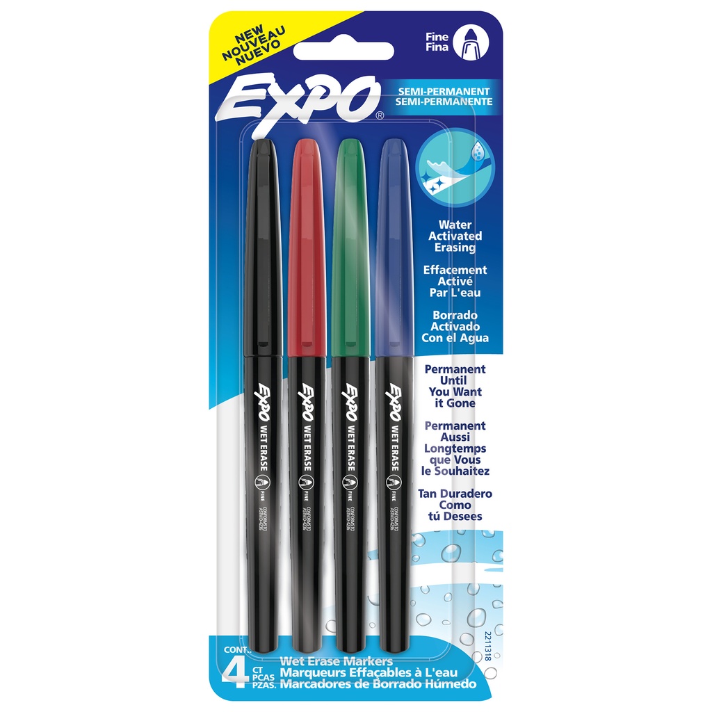 Fine Expo Wet Erase Markers (2134345 SAN 16001BX SAN 2134341 SAN 2211379 SAN)