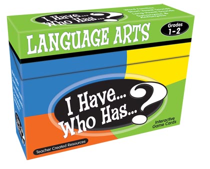 Teacher Created Resources® I Have, Who Has Language Arts — Grades 1–2 phonics & vocabulary
