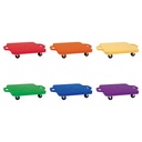 12 Inch Heavy-Duty Scooter With Handles, Set of 6