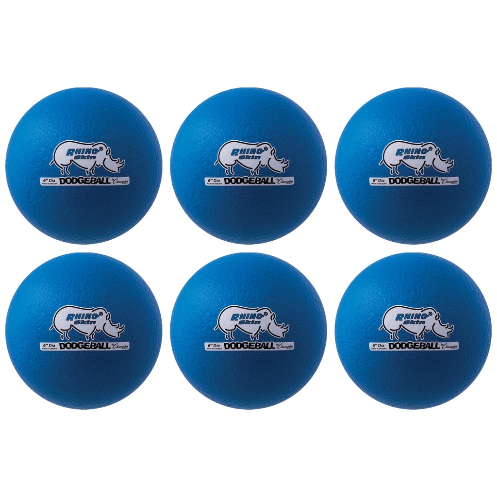 6" Rhino Skin Low Bounce Dodgeball Set
