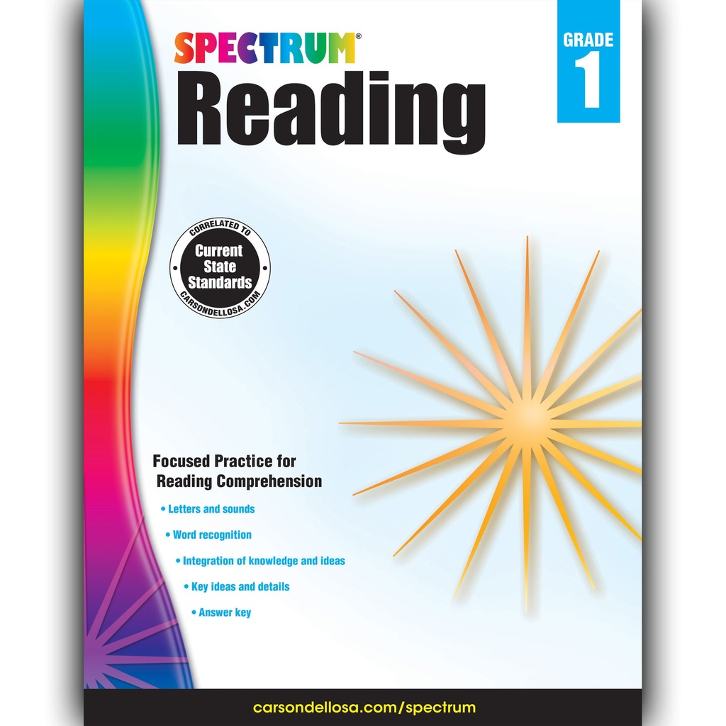 Spectrum Reading Workbook Grade 1 Paperback